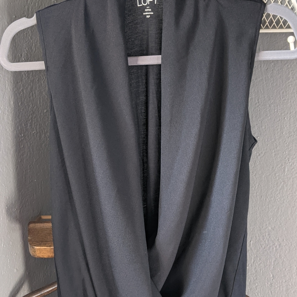 Faux wrap top